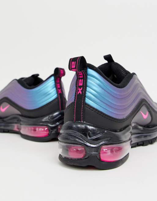 Zapatillas de deporte negras con diseño tornasolado Air Max Nike zapatillas de deporte negras con diseño tornasolado air