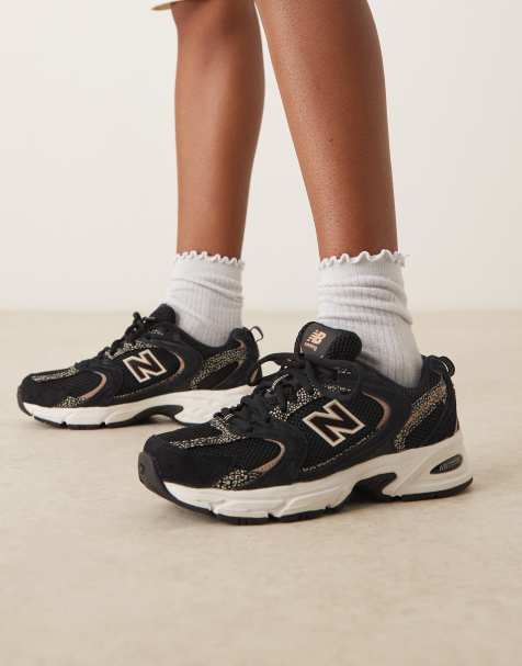 Zapatillas de deporte negras con estampado de leopardo 530 de New Balance - view 1