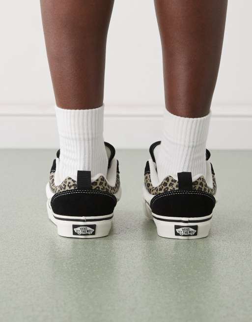 Zapato Vans Leopardo Negras Vans Old Skool Negro Leopardo Mujer