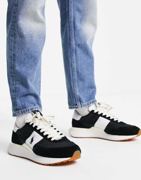 Zapatillas de deporte negras con logo de caballo Train 89 de Polo Ralph Lauren - view 1