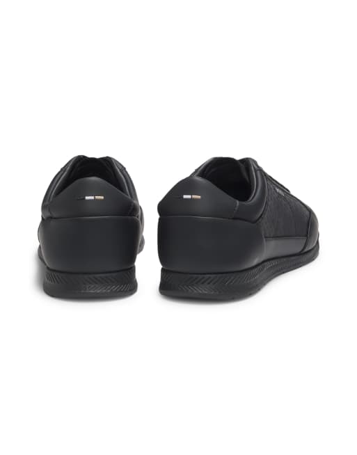 Zapatillas de deporte negras con logo estampado Nitan de Boss, 2 de 5