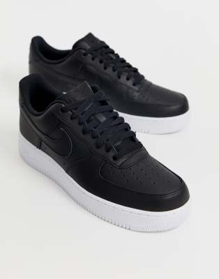 nike air force 1 negras suela blanca