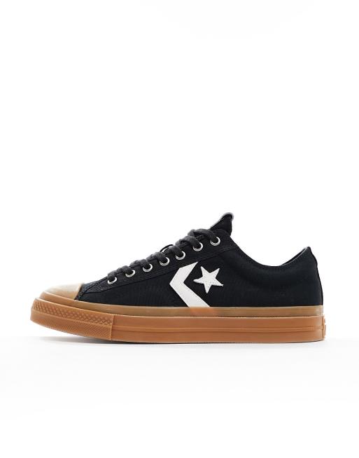 Zapatillas de deporte negras con suela de goma Star Player 76 Ox de Converse ASOS