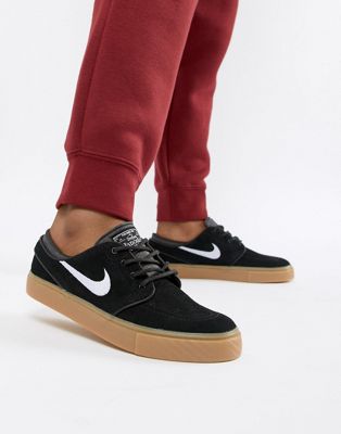 Zapatillas de deporte negras con suela de goma Zoom Janoski de Nike SB |  ASOS