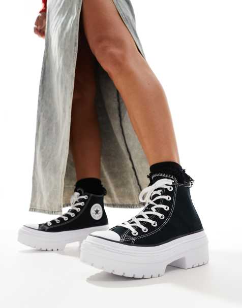 Zapatillas de deporte negras con tacón Chuck Taylor All Star Lugged Hi de Converse - view 1