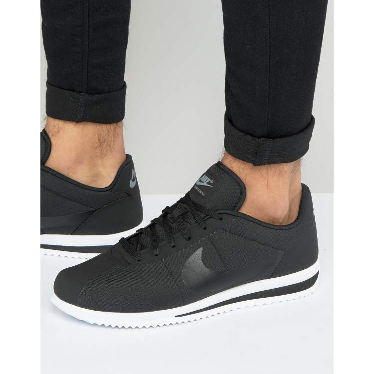 Zapatillas cortez negras shop