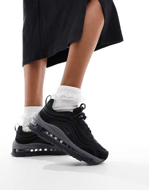 Zapatillas de deporte negras de ante Max 97 Futura de Nike ASOS