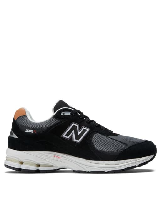 Zapatillas de deporte negras de denim 2002R de New Balance