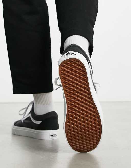 Zapatillas de deporte negras de lino Old Skool de Vans ASOS