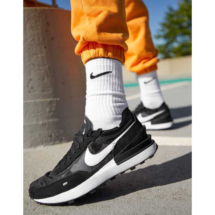 Tenis Nike Waffle One SE Mujer Negros Sport Confort Casual