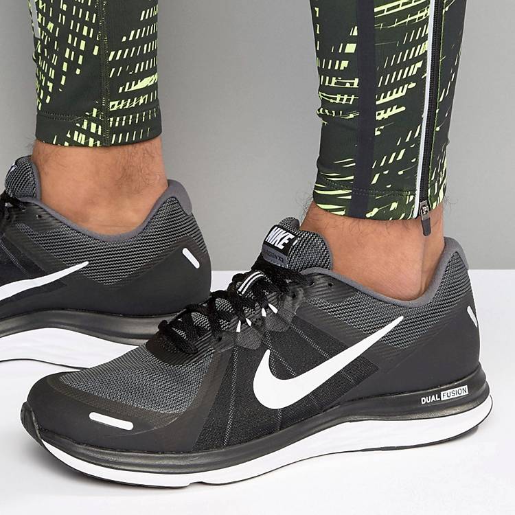 Complicado perdón Barry Zapatillas de deporte negras Dual Fusion X2 819316-001 de Nike Running |  ASOS