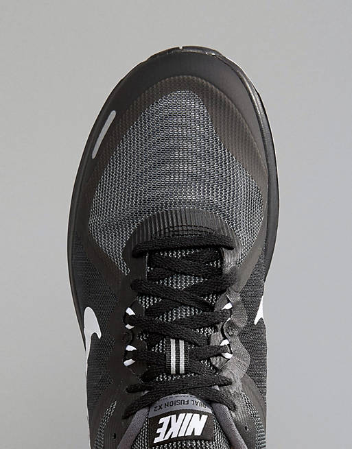 resistirse recoger Sin valor Zapatillas de deporte negras Dual Fusion X2 819316-001 de Nike Running |  ASOS