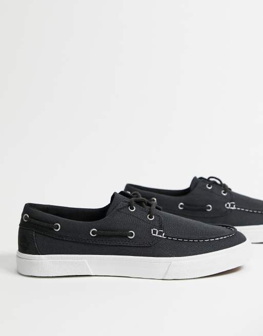 Zapatillas de deporte negras estilo náuticos Union Wharf de Timberland 
