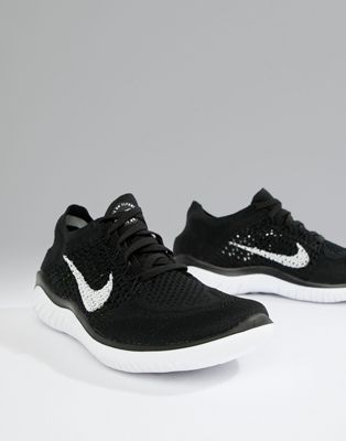 Investigación Gran universo código postal Zapatillas de deporte negras Free Run Flyknit de Nike Running | ASOS