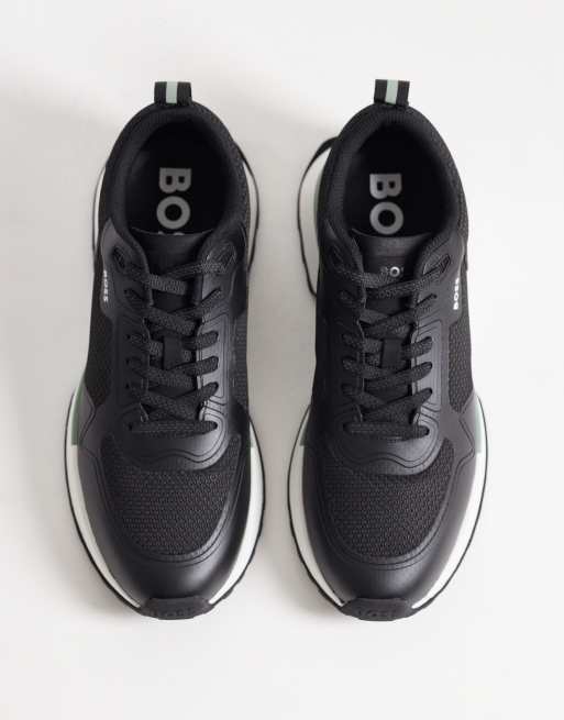Zapatillas de deporte negras Jonah Runn de BOSS Black, 4 de 5