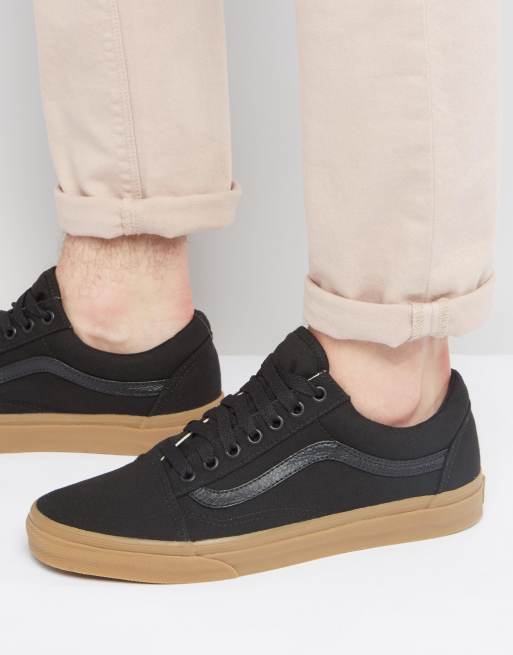 Vans old skool negras clearance y marrones