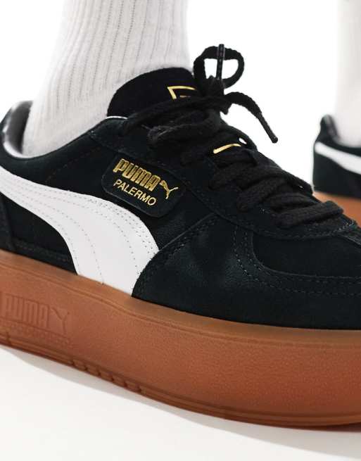 Puma platform negras sale