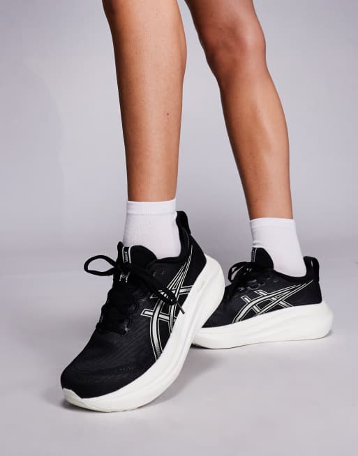 Asics Blancas Asics Nimbus 12 Hombre Negro Las Mejores Ofertas En - Main Image