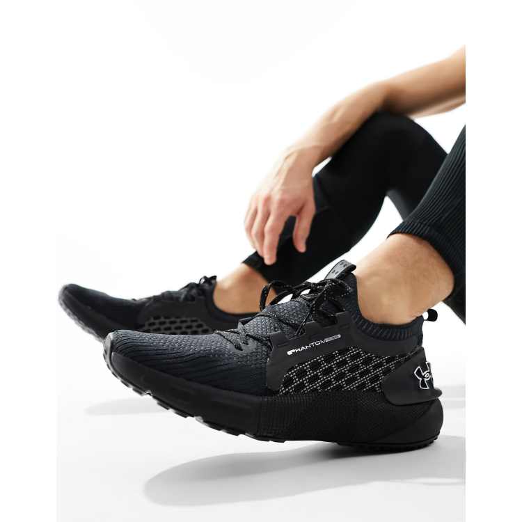 Zapatillas de deporte negras y amarillas HOVR Phantom 3 RFLCT de Under  Armour Running