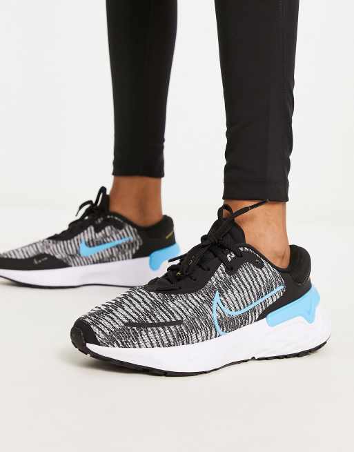 Zapatillas de deporte negras Renew Run 4 de Nike Running