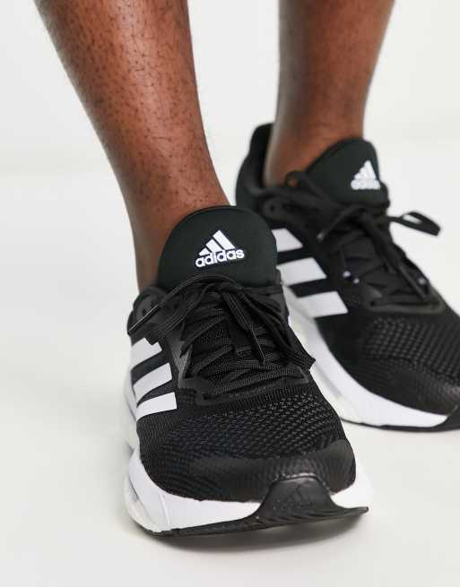 ~ lado Impresión Más grande Zapatillas de deporte negras Solar Glide 5 de adidas Running | ASOS