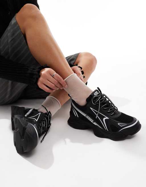 Zapatillas de deporte negras Speedster-E de Steve Madden