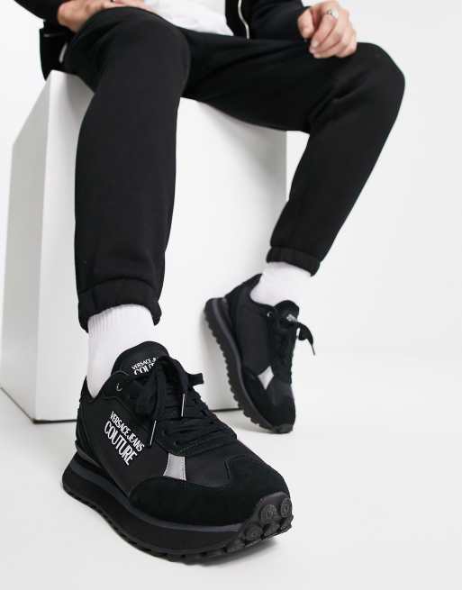 Zapatillas de deporte negras Spyke de Versace Jeans | ASOS