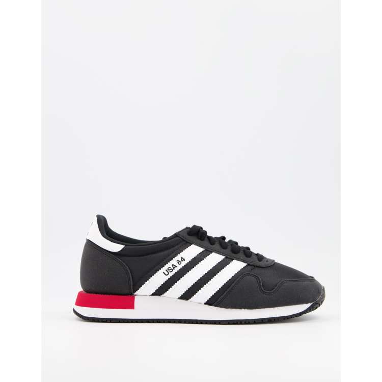 Gran universo Poder Hacer Zapatillas de deporte negras USA 84 de adidas Originals | ASOS