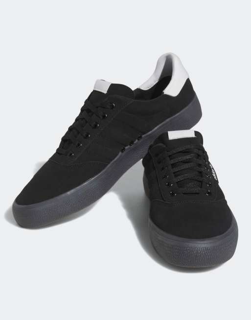 vender táctica Debería Zapatillas de deporte negras vulcanizadas 3MC de adidas Skateboarding | ASOS