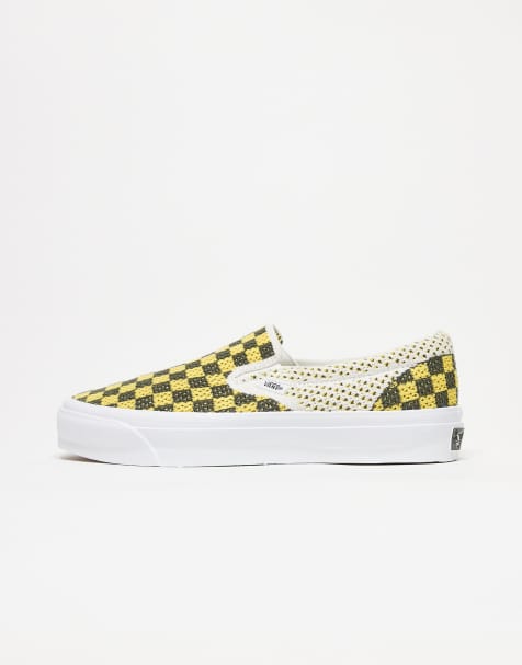 Zapatillas de deporte negras y amarillas sin cierres Premium Classic Slip-On 98 de Vans - view 1