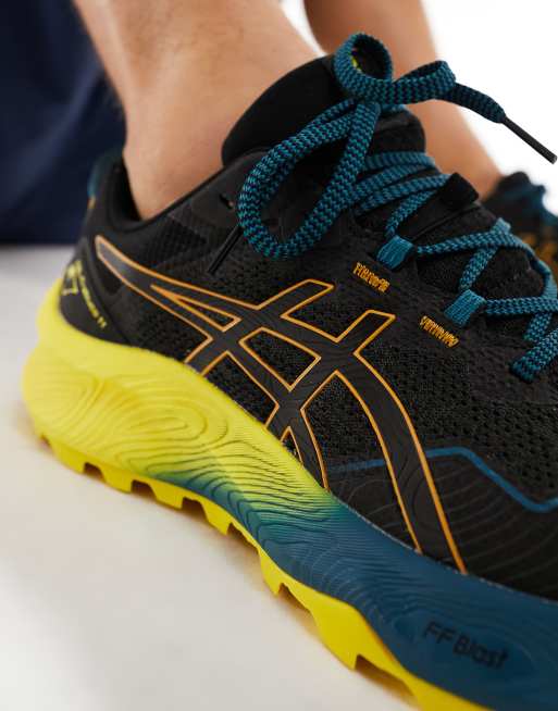 Asics azules y discount amarillas