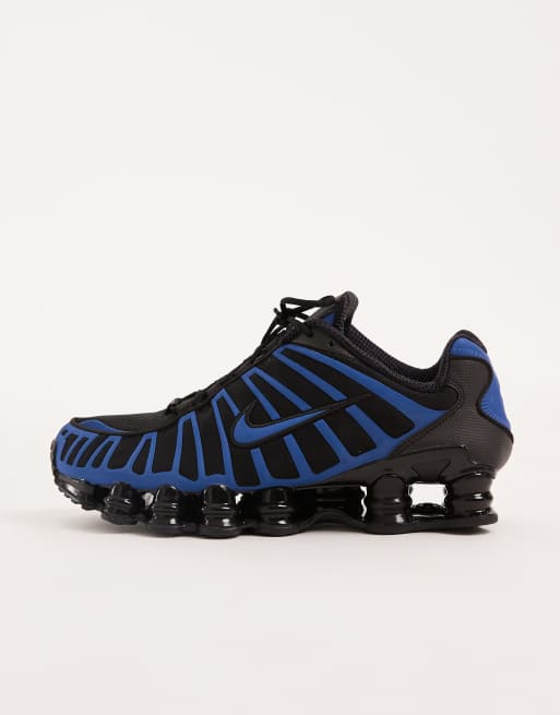 Zapatillas de deporte negras y azul reflectante Shox TL de Nike, 2 de 5