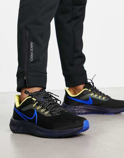 Zapatillas de deporte negras y azules Air Zoom Pegasus 39 de Running | ASOS