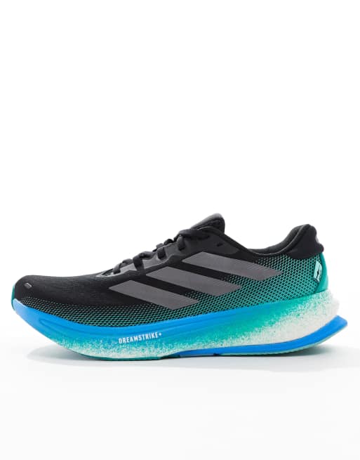 Zapatillas de deporte negras y azules Supernova Rise 2 de adidas Running, 3 de 5