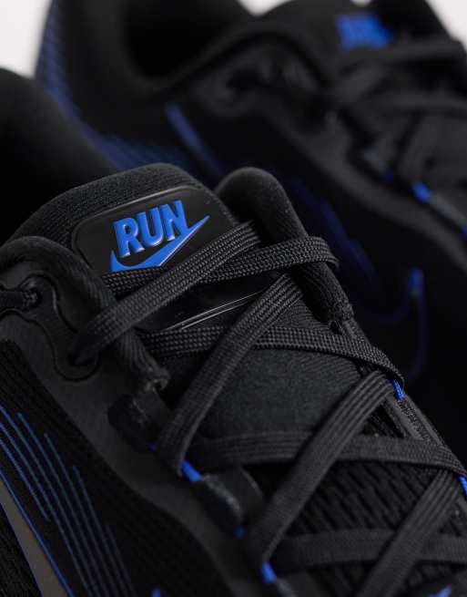 Zapatillas de deporte negras y azules Vomero 18 de Nike Running, 3 de 5