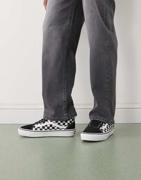 Zapatillas de deporte negras y blancas a cuadros dameros aislantes MTE Old Skool de Vans - view 1