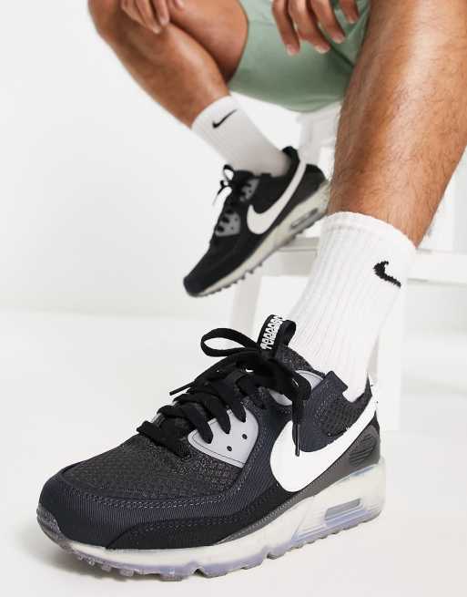 Nike air max 90 negras y clearance blancas