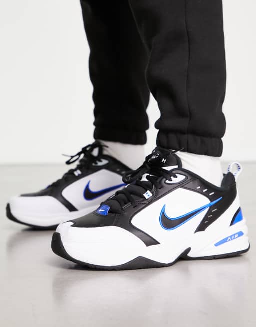 Zapatillas de deporte negras y blancas Air Monarch IV de Nike