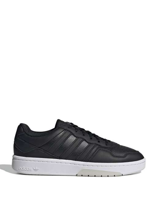 Zapatillas de deporte negras y blancas Courtic de adidas Originals