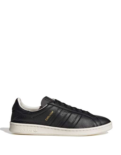 Zapatillas de deporte negras y blancas Earlham de adidas Originals