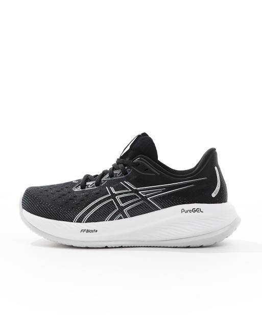 Asics negras y blancas clearance