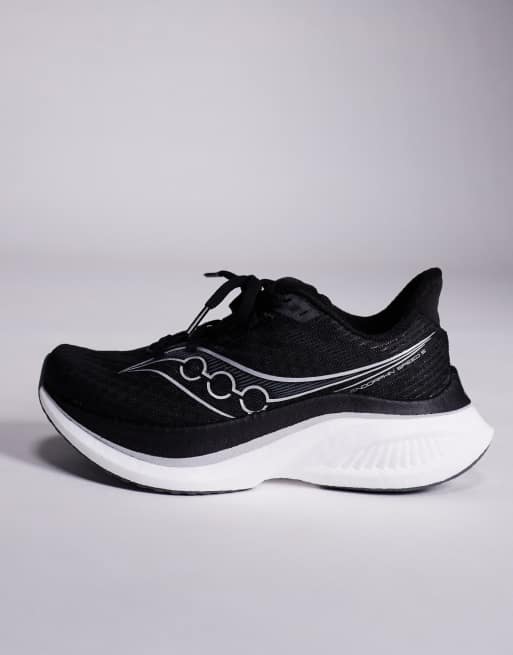 Zapatillas de deporte negras y blancas para correr Endorphin Speed 5 de Saucony, 2 de 5