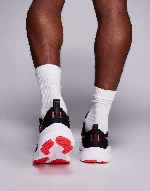 Zapatillas de deporte negras y blancas para correr Gel-Pulse 16 de Asics, 5 de 5