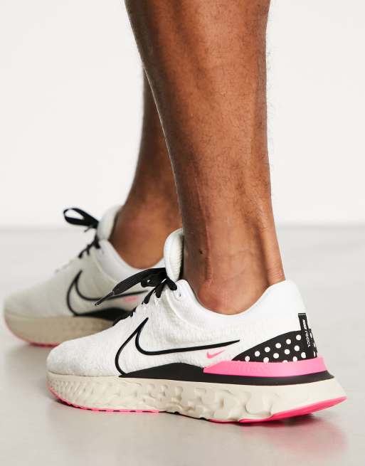 lobo Avenida Decir la verdad Zapatillas de deporte negras y blancas React Infinity Run Flyknit 3 de Nike  Running | ASOS