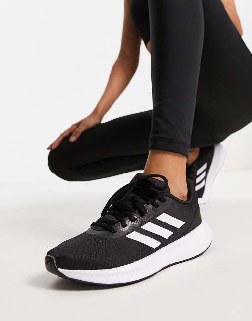 Zapatillas de deporte negras y blancas 3.0 de adidas Running | ASOS