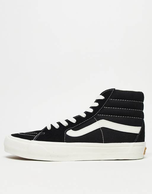 Zapatillas de deporte negras y blancas unisex SK8-Hi VR3 Premium de Vans 