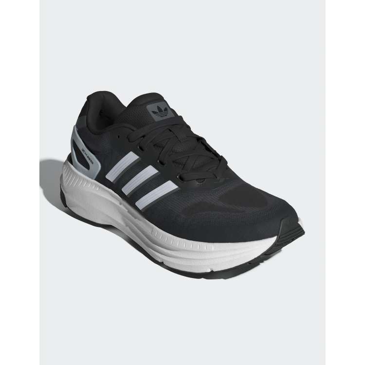 Zapatillas de deporte negras y blancas ZX RS de adidas Originals