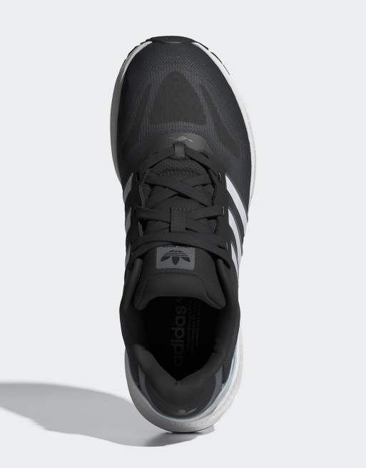 Zapatillas de deporte negras y blancas ZX RS de adidas Originals