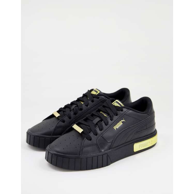 Zapatillas puma negras y amarillas hot sale