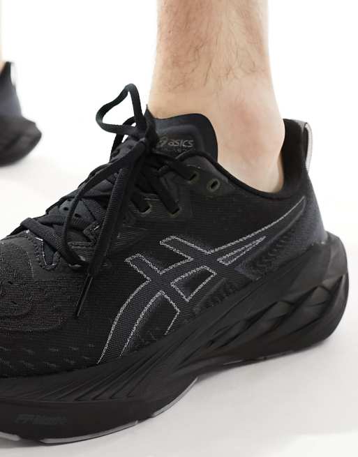 Zapatillas de deporte negras y gris grafito Novablast 4 de Asics Running, 4 de 6